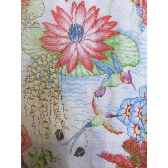 Anthropologie Deletta Womens Floral Maxi Dress Size 14 Ruffle Babydoll Fairycore - Picture 3 of 9